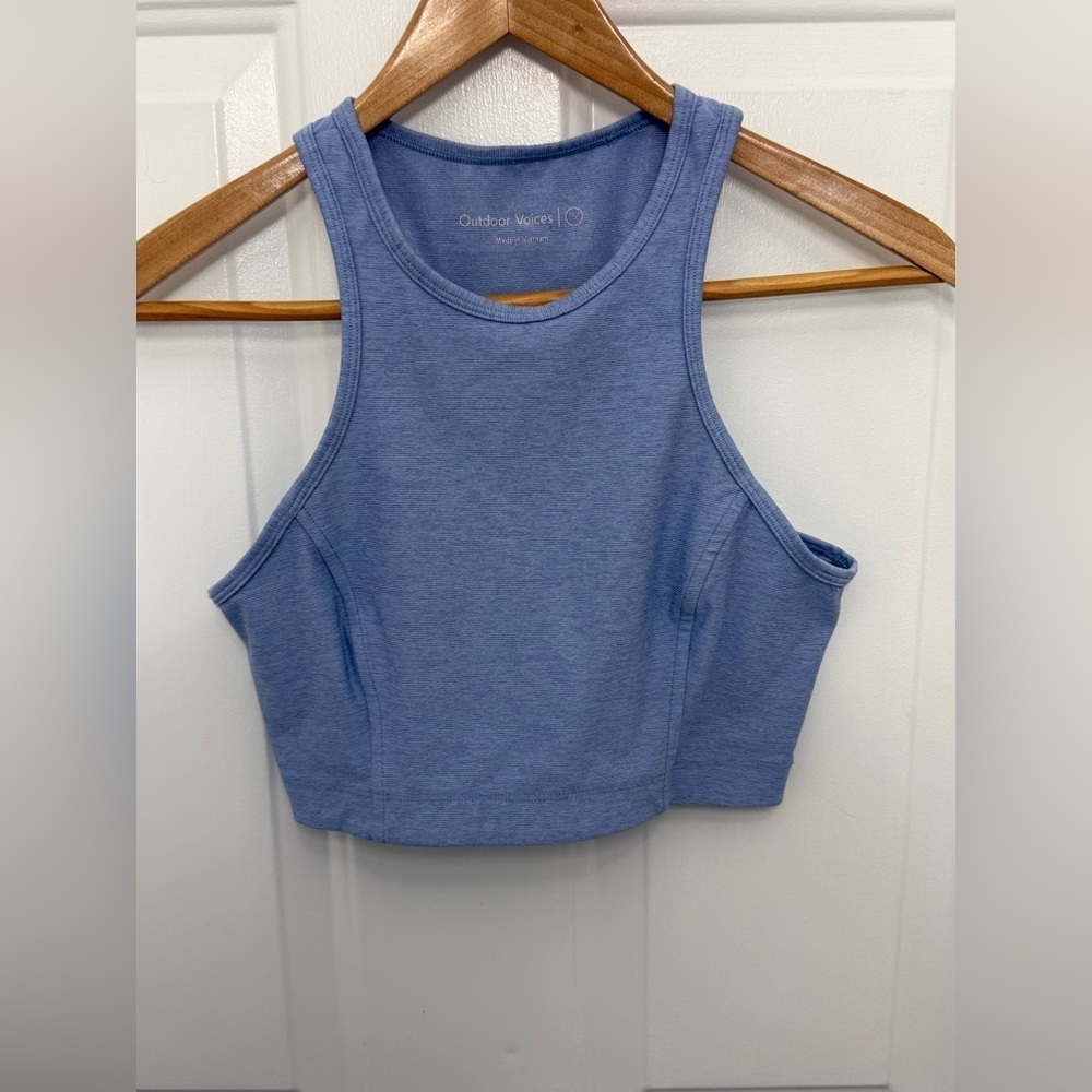 Outdoor Voices Periwinkle Blue Athena Sports Bra